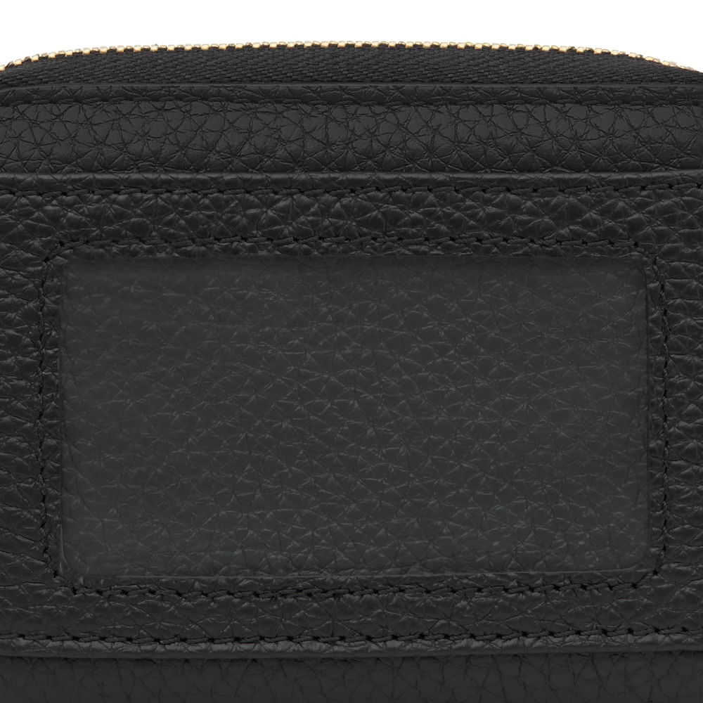 Czarna sk&oacute;rzana portmonetka TOUS Balloon