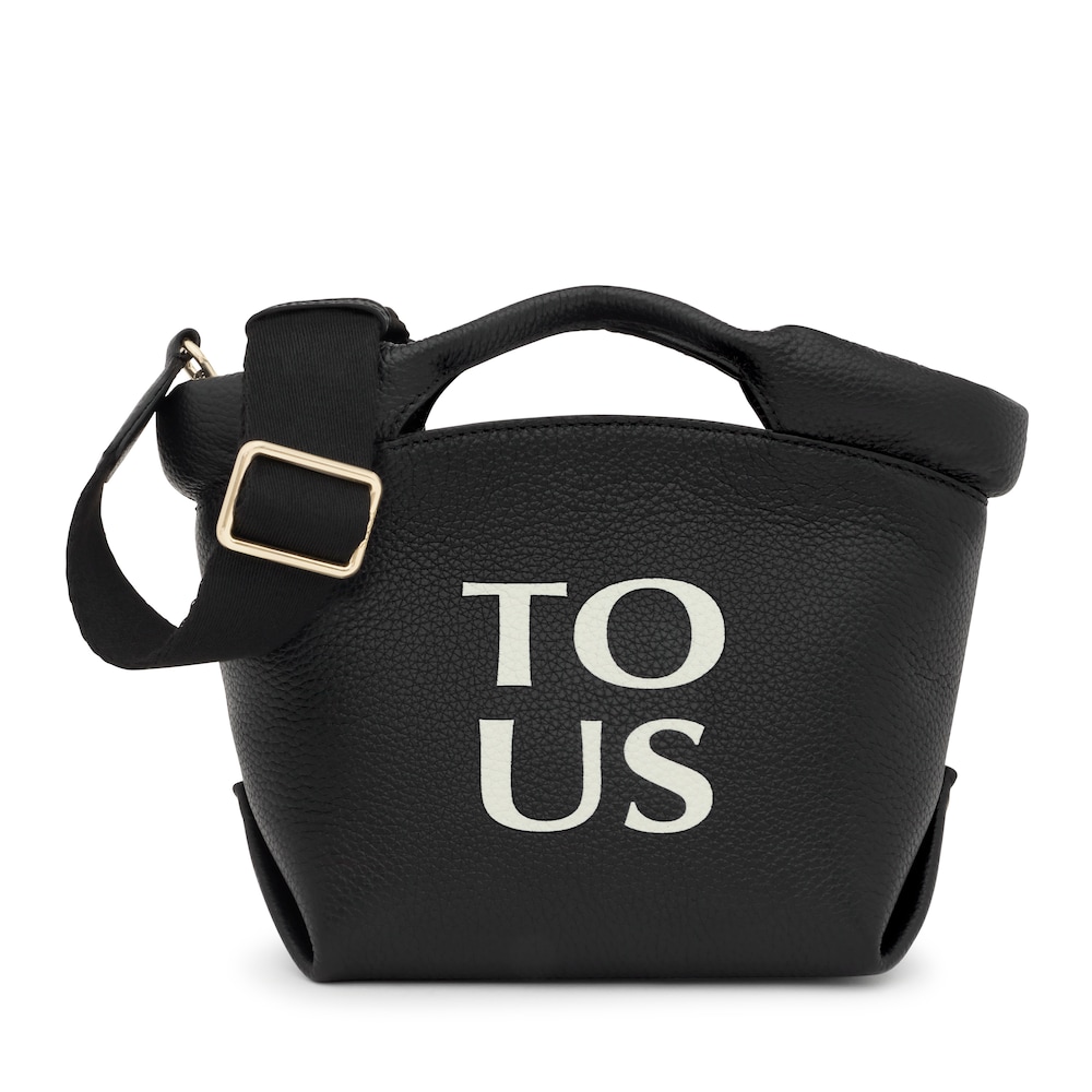 Small black leather TOUS Balloon Tote bag image number 0
