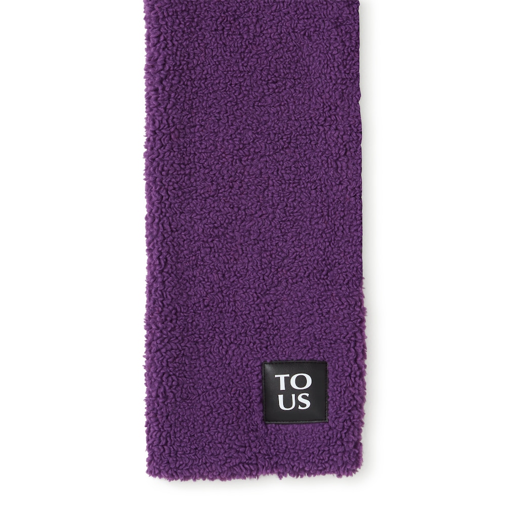 Purple TOUS Pop Warm Scarf image number 1