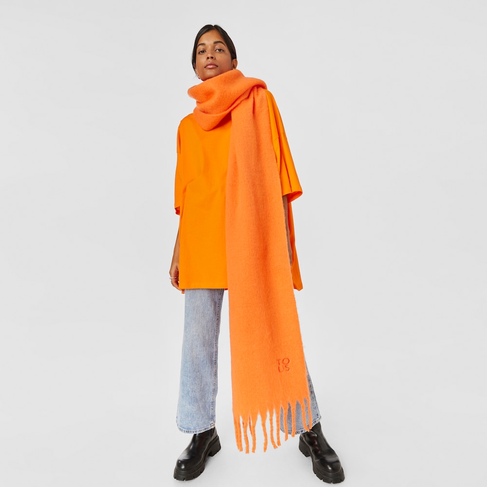 Bufanda naranja TOUS Olympe