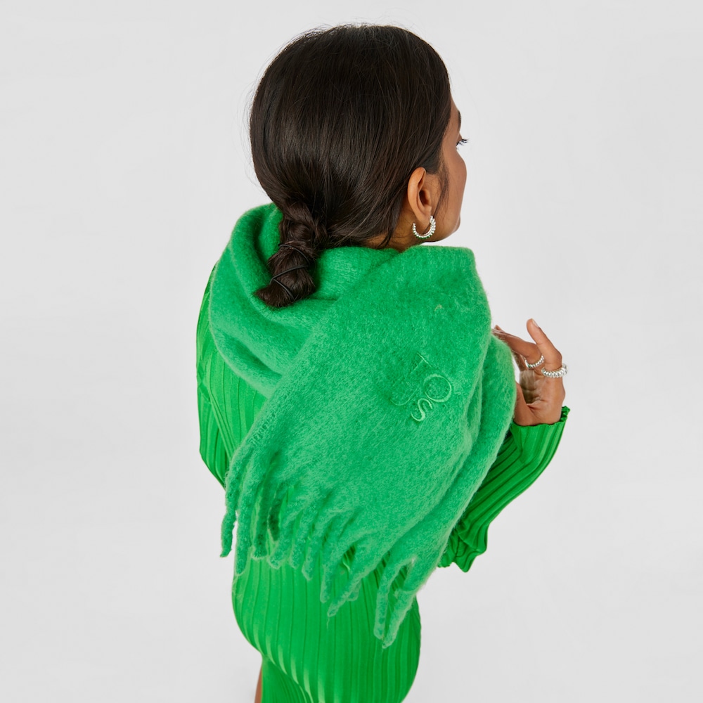 Bufanda verde TOUS Olympe