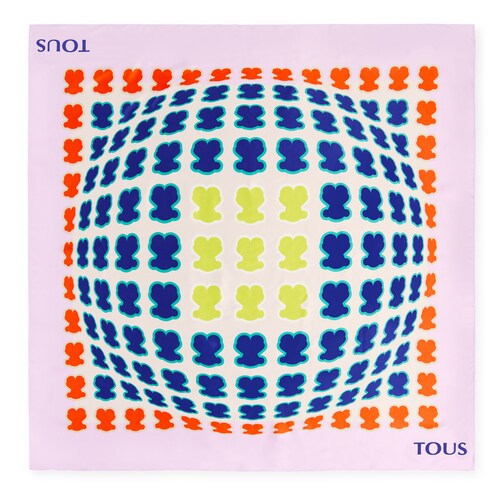 Lilac polyester TOUS Nisia Scarf image number 0