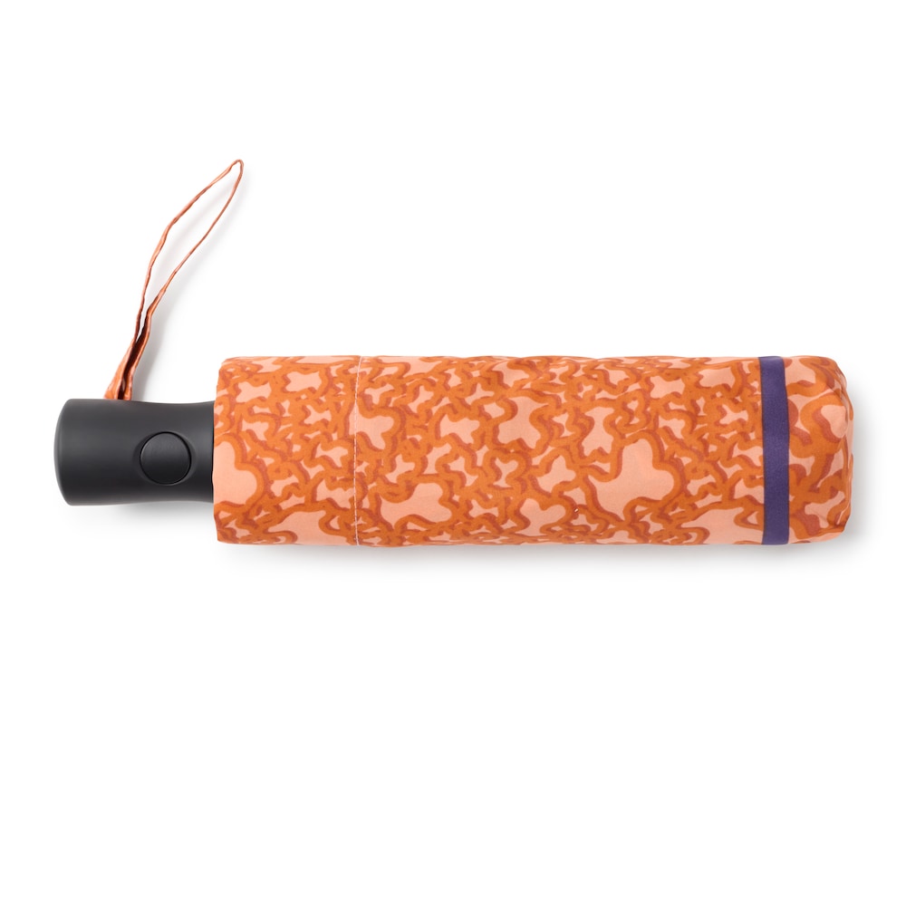 Pomarańczowa składana parasolka Kaos Mini Evolution