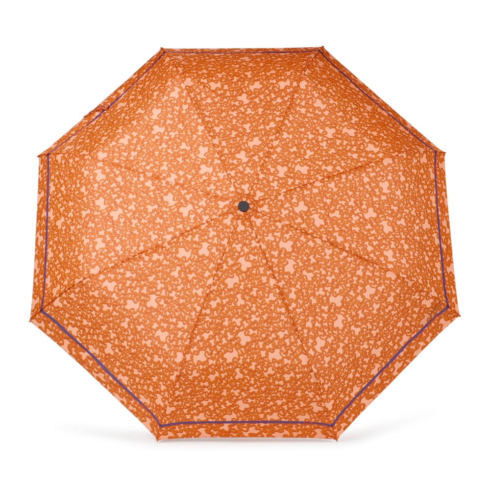 Pomarańczowa składana parasolka Kaos Mini Evolution