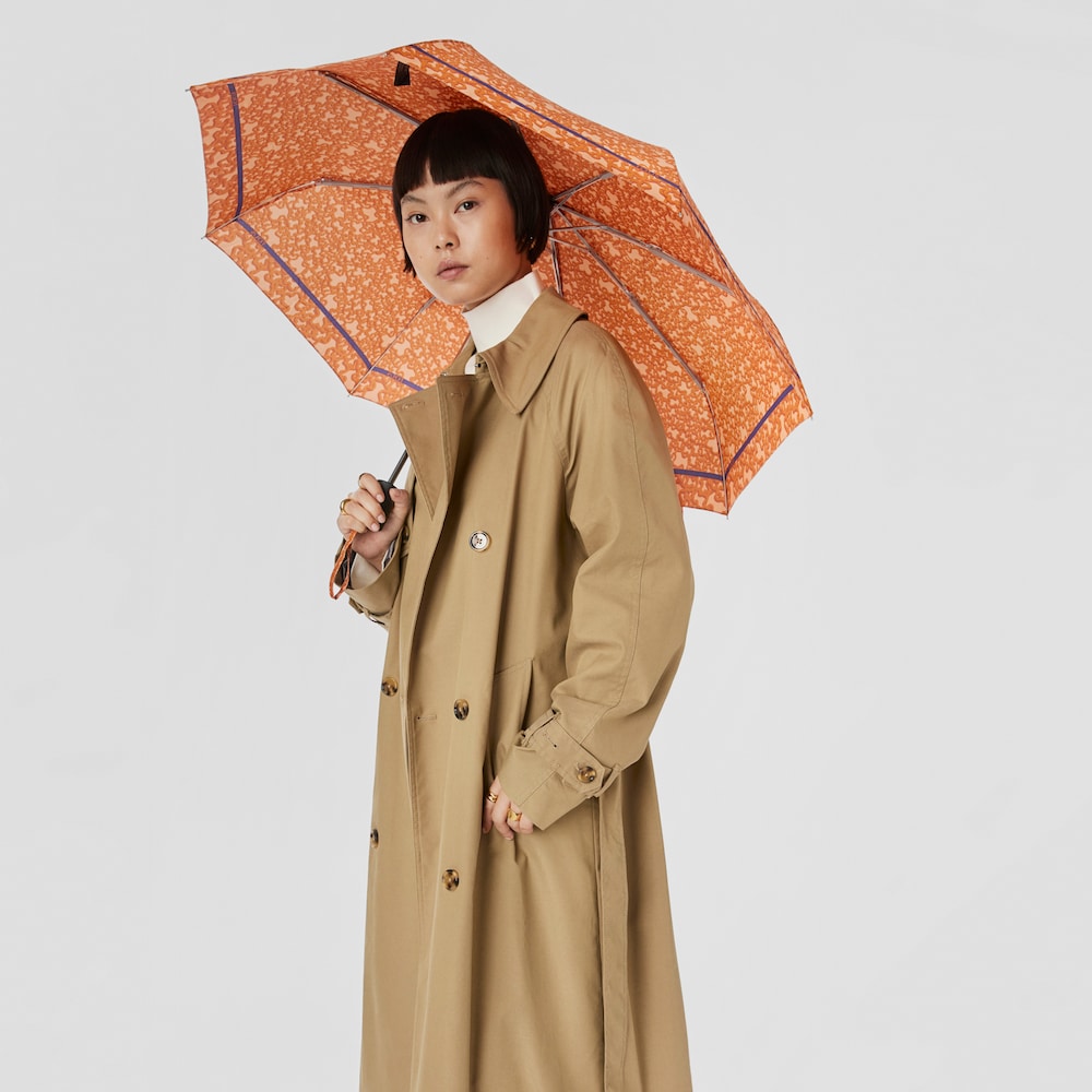 Pomarańczowa składana parasolka Kaos Mini Evolution