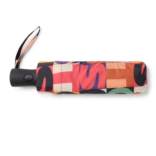 Paraguas plegable negro TOUS Mimic image number 0