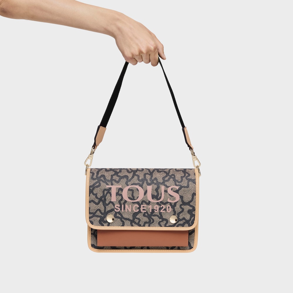 Medium black Audree Kaos Icon crossbody bag