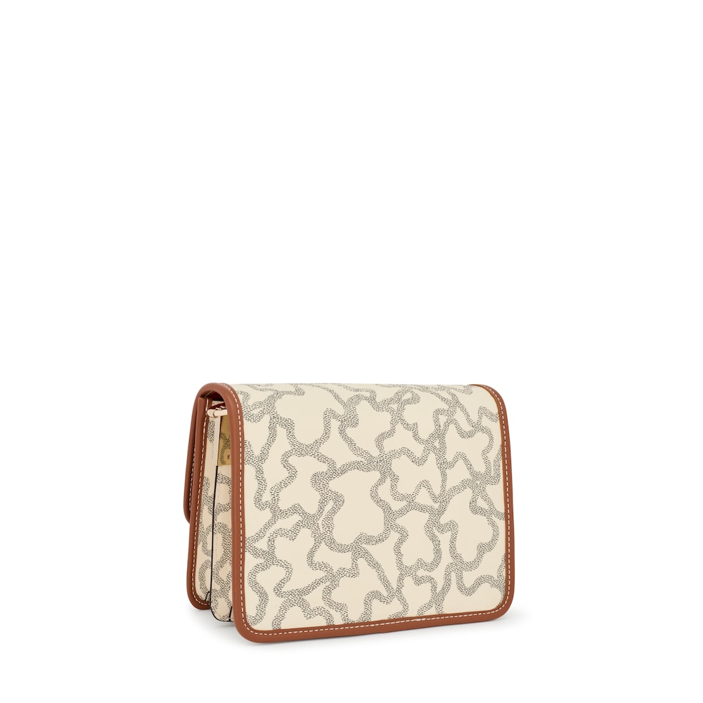 Bandolera peque&ntilde;a Audree beige Kaos Icon