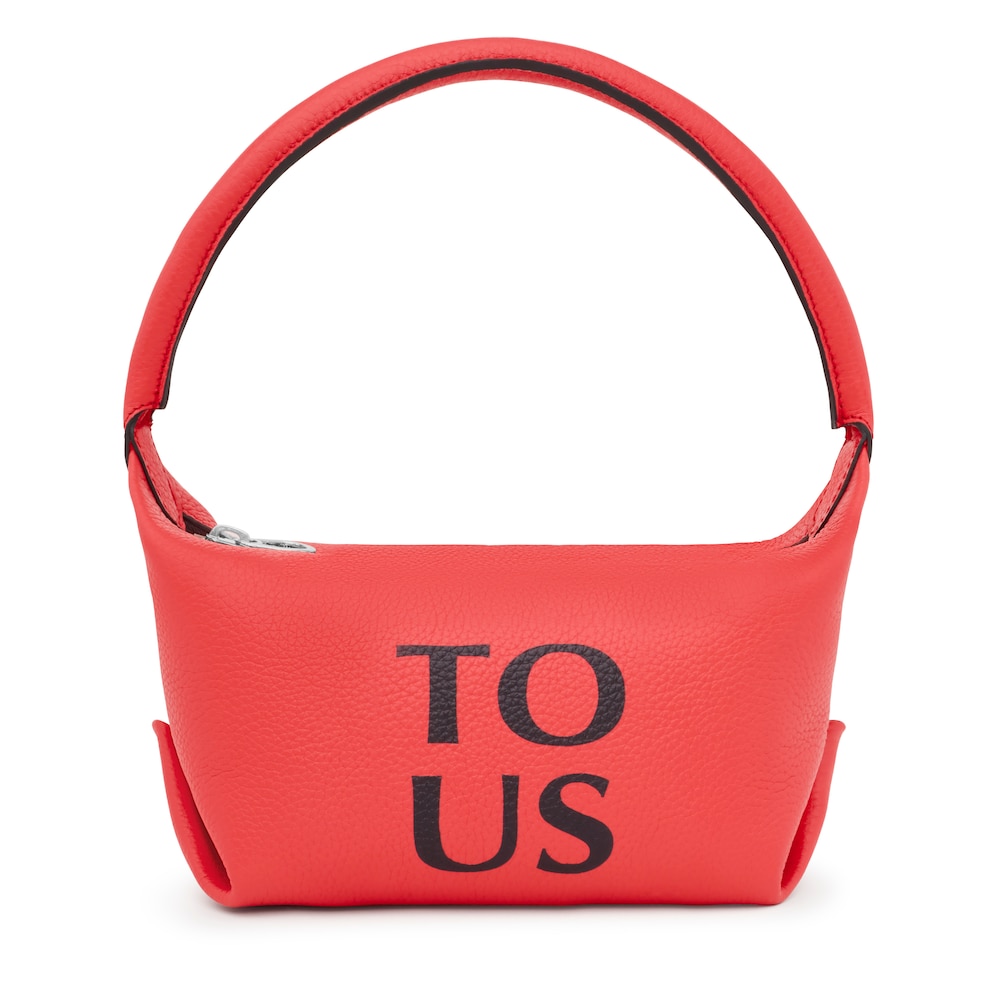 Coral-colored leather TOUS Balloon Shoulder bag Coral-colored leather TOUS Balloon Shoulder bag