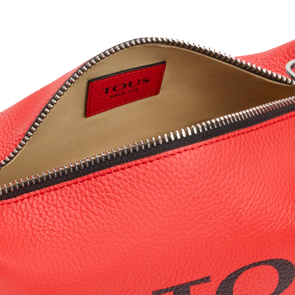 Coral-colored leather TOUS Balloon Shoulder bag Coral-colored leather TOUS Balloon Shoulder bag