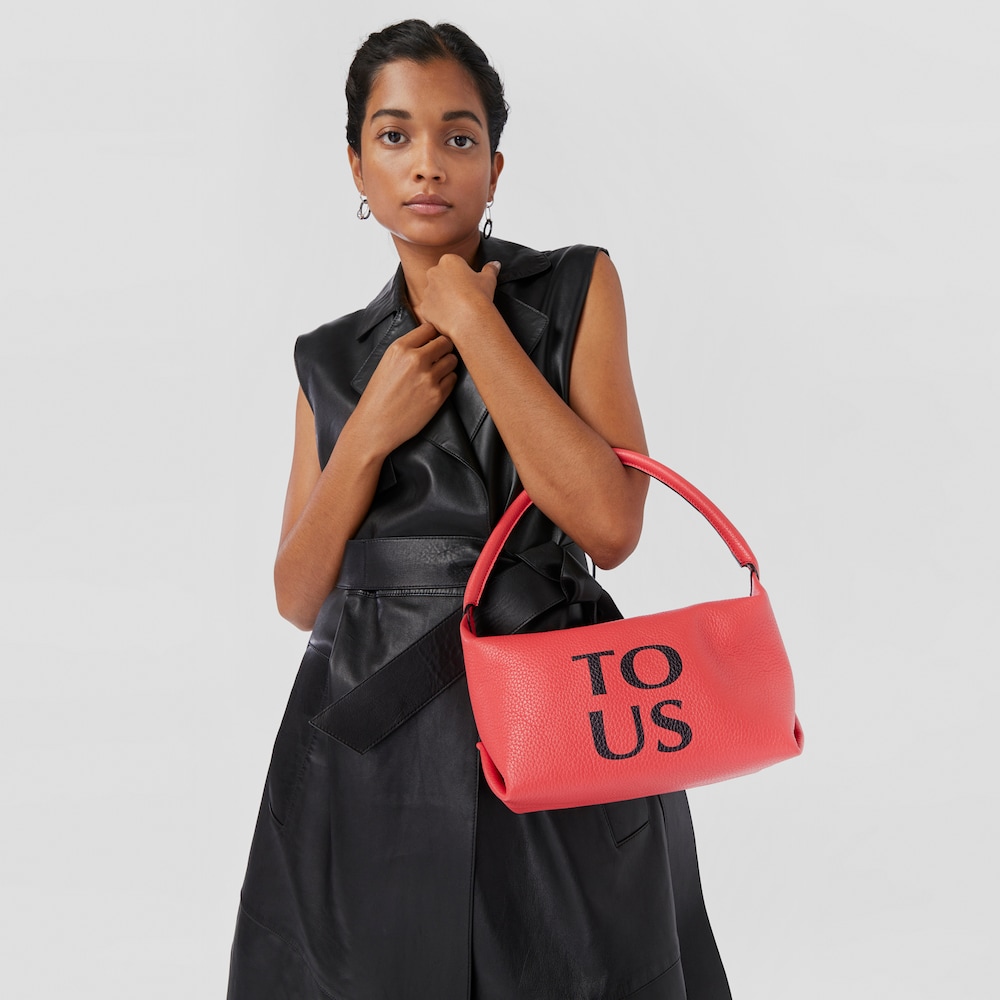 Coral-colored leather TOUS Balloon Shoulder bag Coral-colored leather TOUS Balloon Shoulder bag