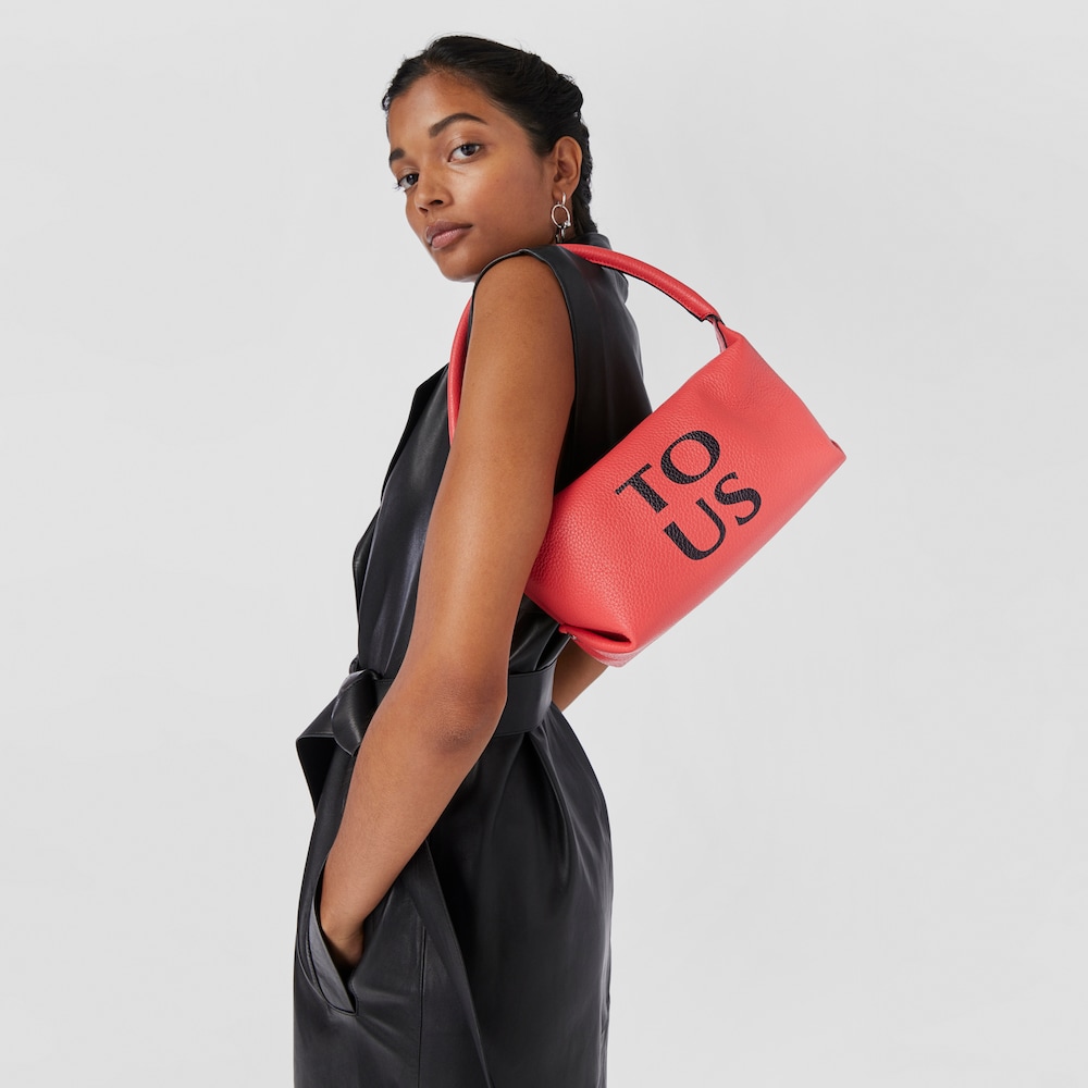 Coral-colored leather TOUS Balloon Shoulder bag Coral-colored leather TOUS Balloon Shoulder bag