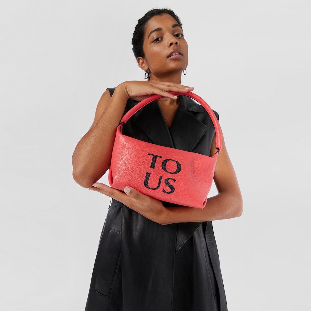 Coral-colored leather TOUS Balloon Shoulder bag Coral-colored leather TOUS Balloon Shoulder bag