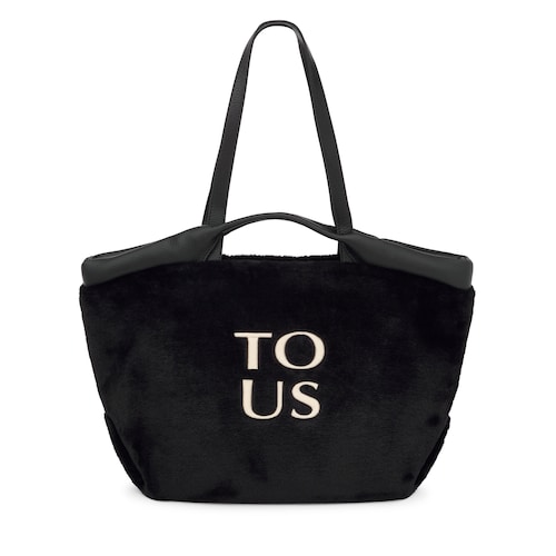 Large black TOUS Balloon Wild Tote bag