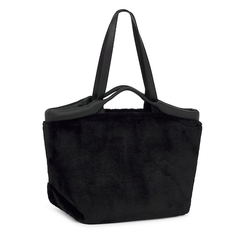 Large black TOUS Balloon Wild Tote bag
