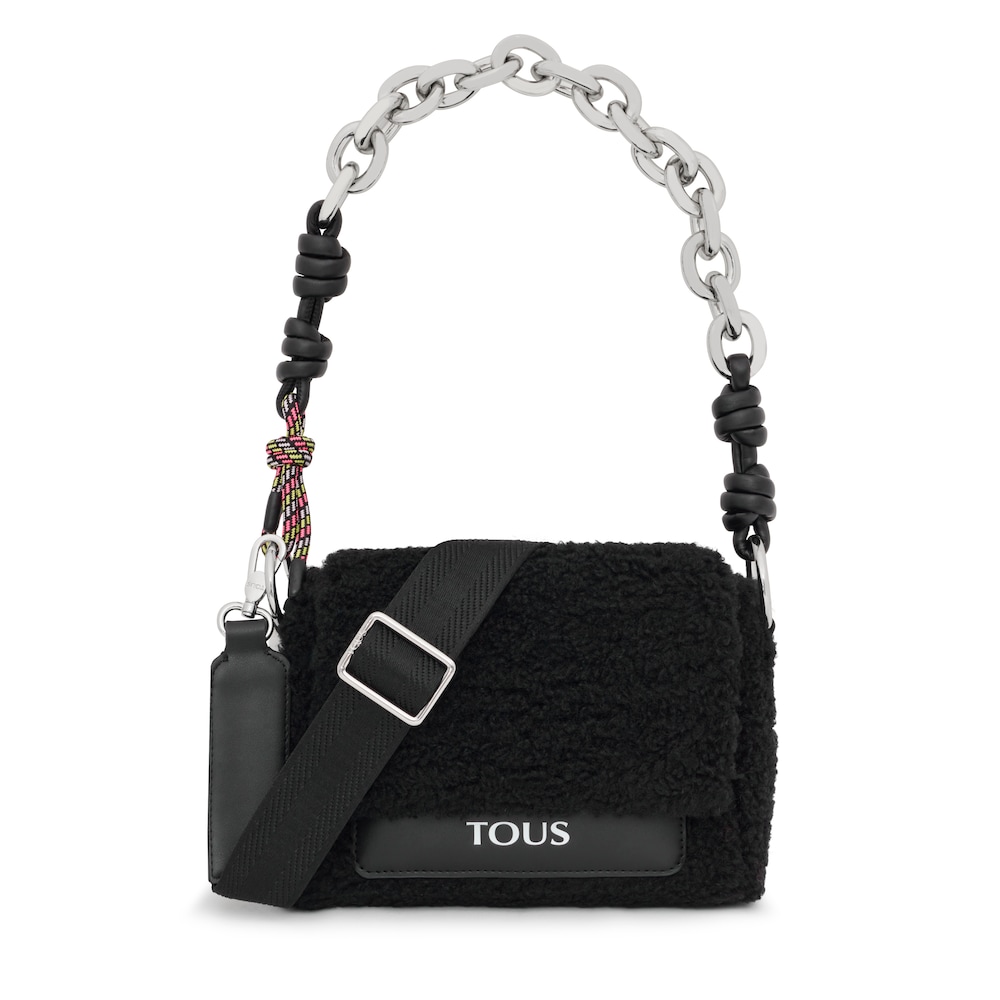 Small black TOUS Empire Fur Crossbody bag image number 0