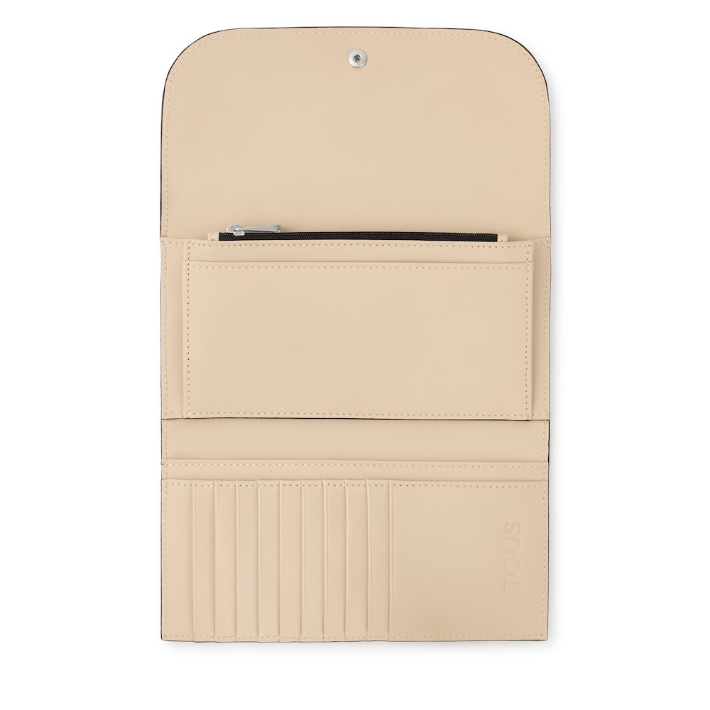 Lilac-colored leather TOUS Empire Wallet image number 2