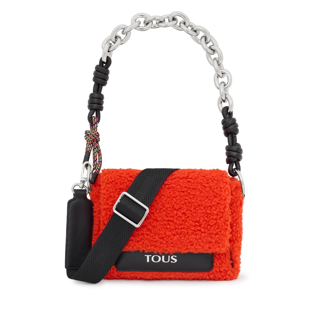 Small orange TOUS Empire Fur Crossbody bag image number 0