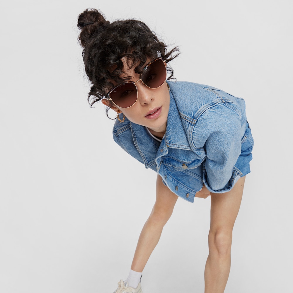 Lentes de sol TOUS Metal Mesh marr&oacute;n