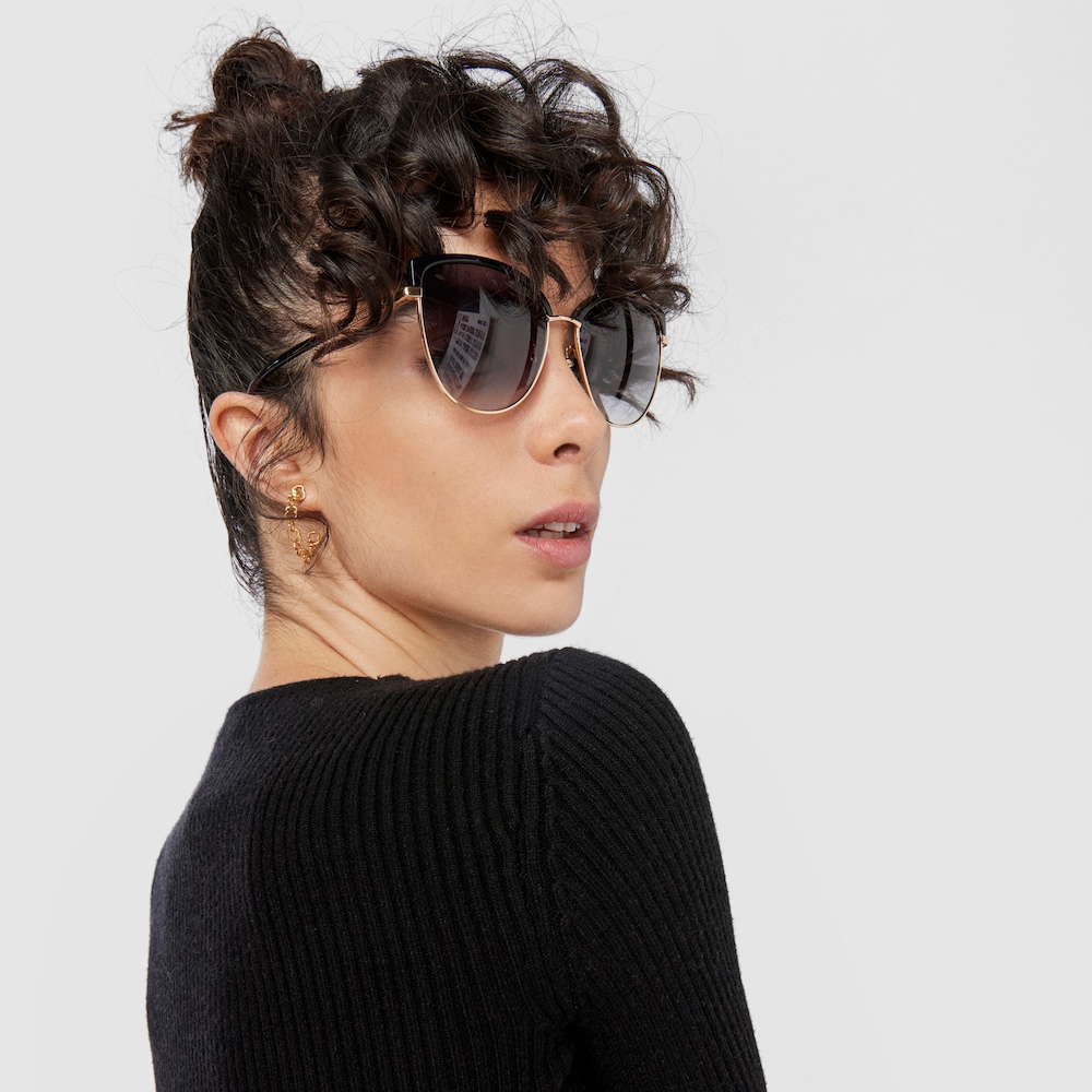 Brązowe okulary przeciwsłoneczne TOUS Metal Mesh