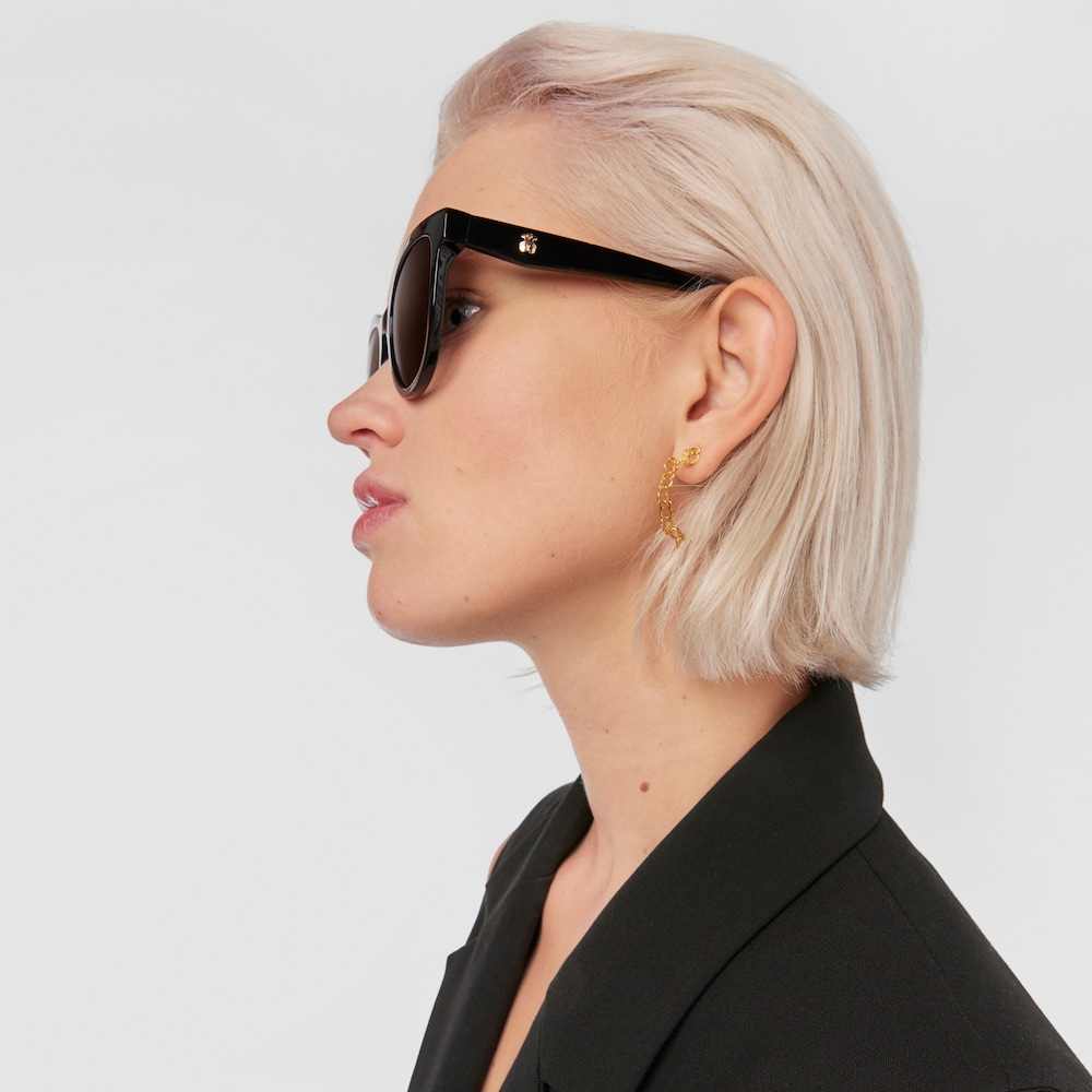 Black TOUS Glory Bear Sunglasses image number 2