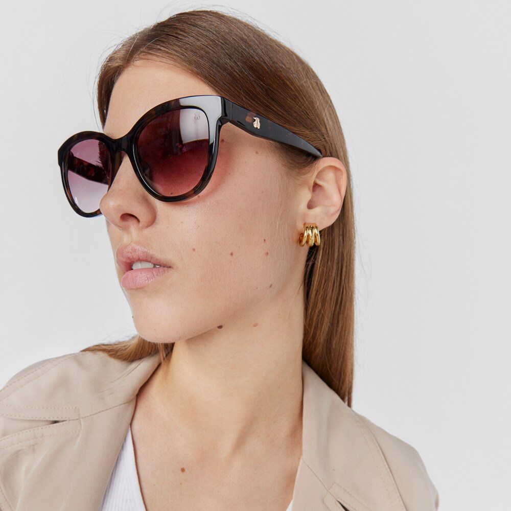 Brown TOUS Glory Bear Sunglasses image number 1