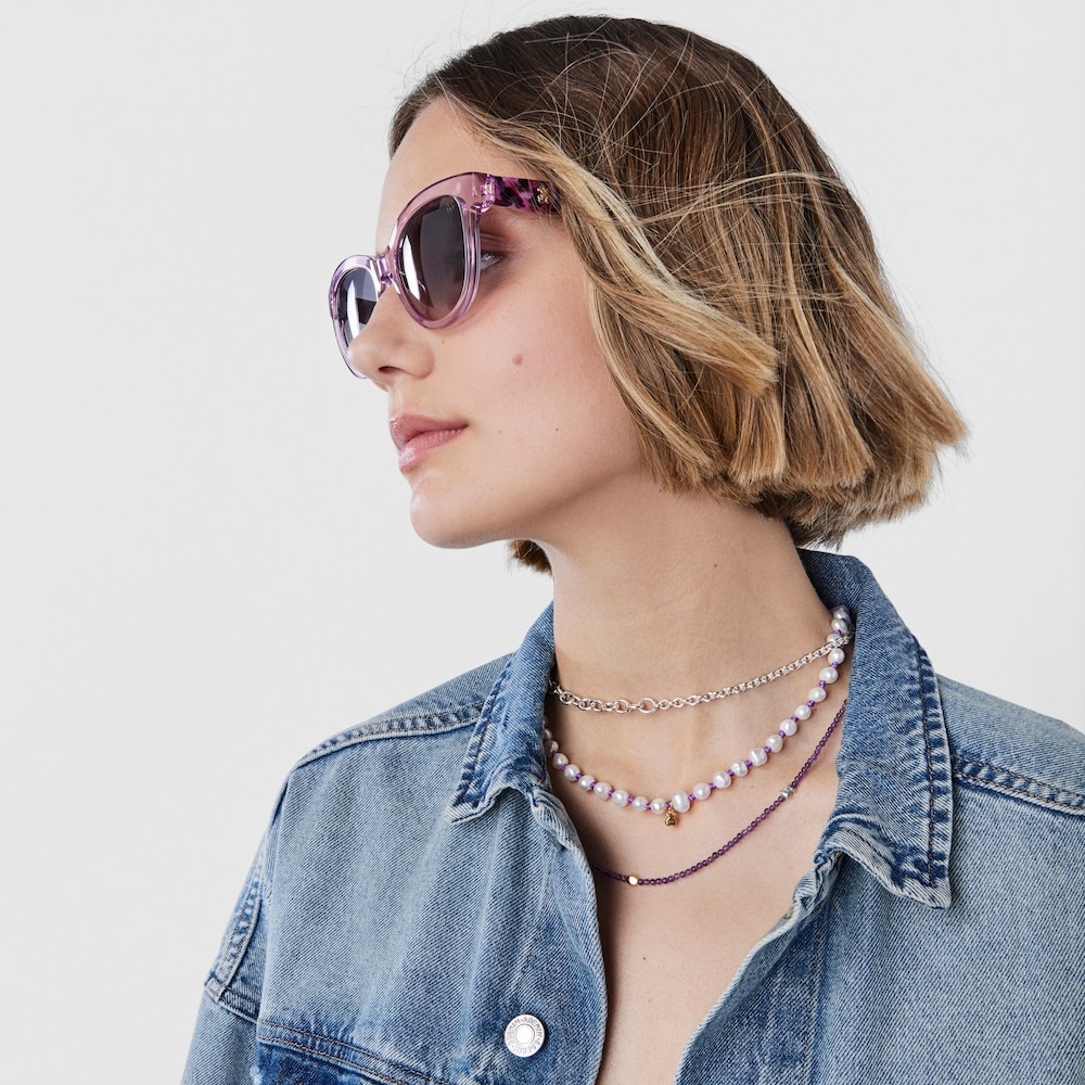 Violet Glory Bear Sunglasses image number 0