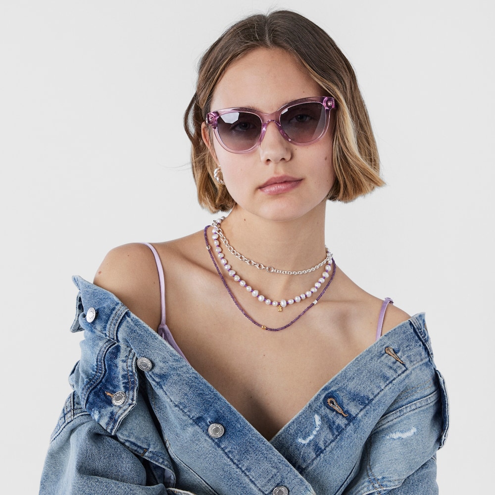 Violet Glory Bear Sunglasses image number 1