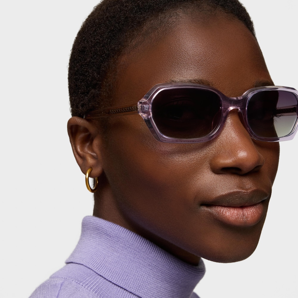 Czarne okulary przeciwsłoneczne Pale Oval