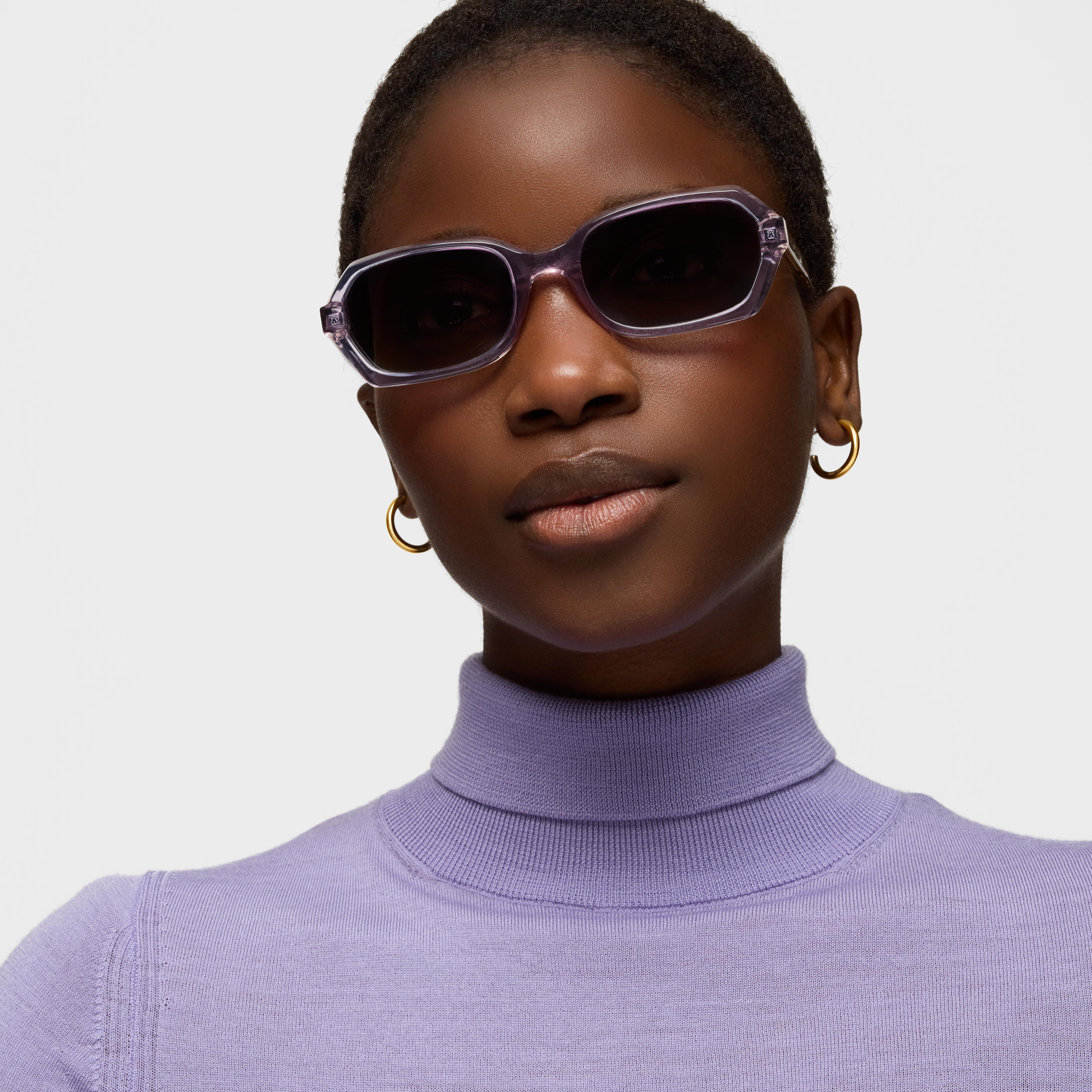 Pink Sunglasses Pale Oval