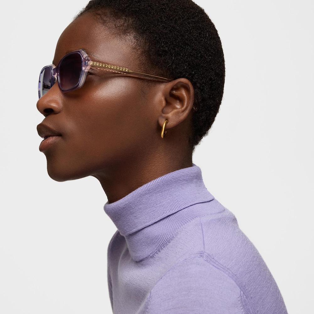 Czarne okulary przeciwsłoneczne Pale Oval