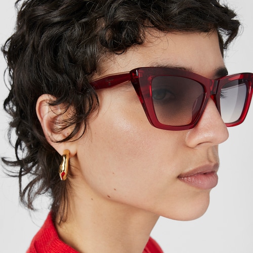Red Sunglasses Transparent