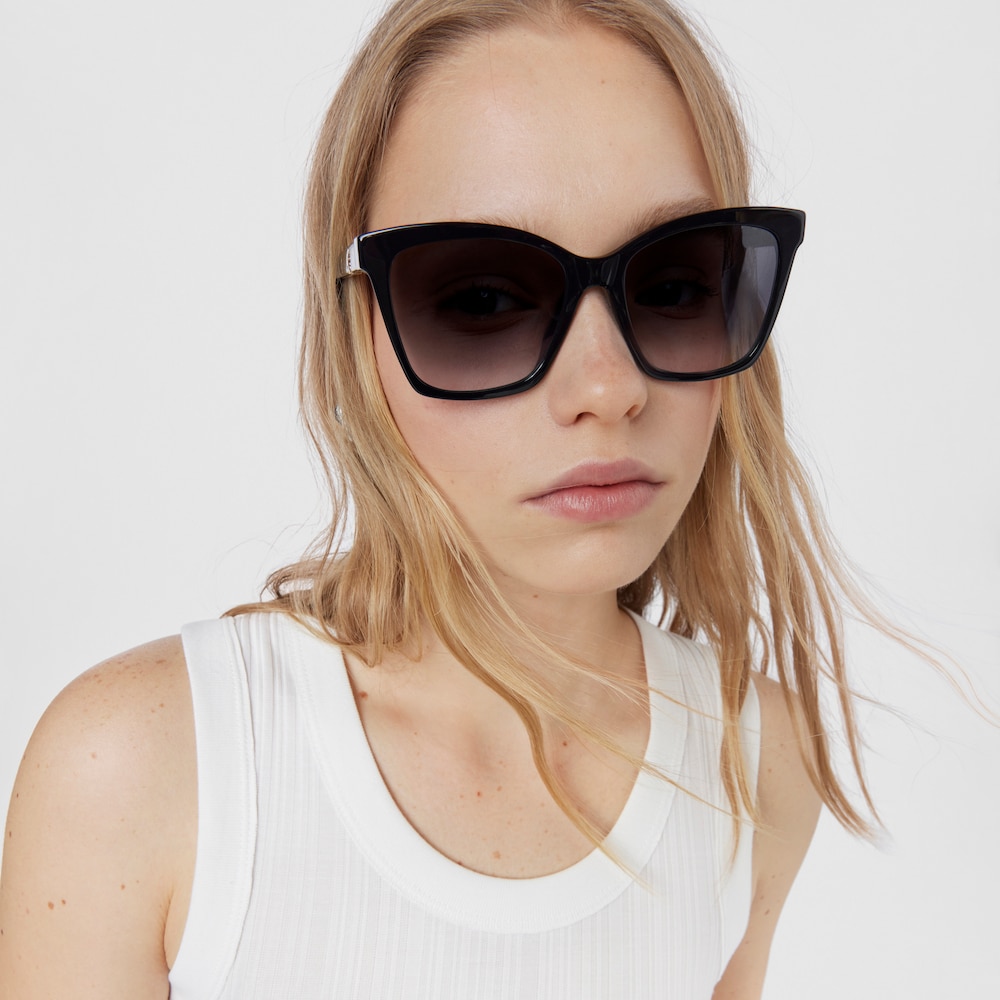 Gafas de sol oso Square Bear negro Gafas de sol oso Square Bear negro