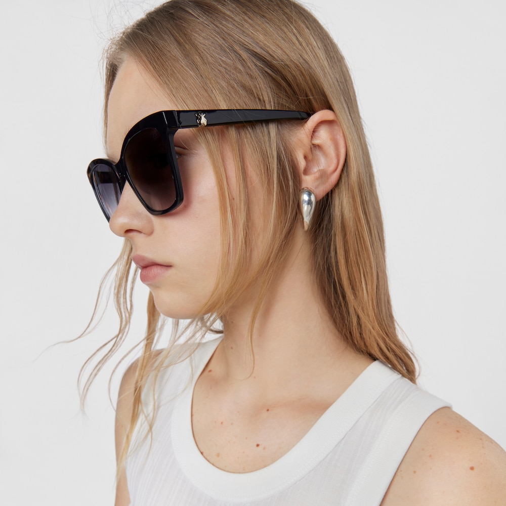 Gafas de sol oso Square Bear negro Gafas de sol oso Square Bear negro