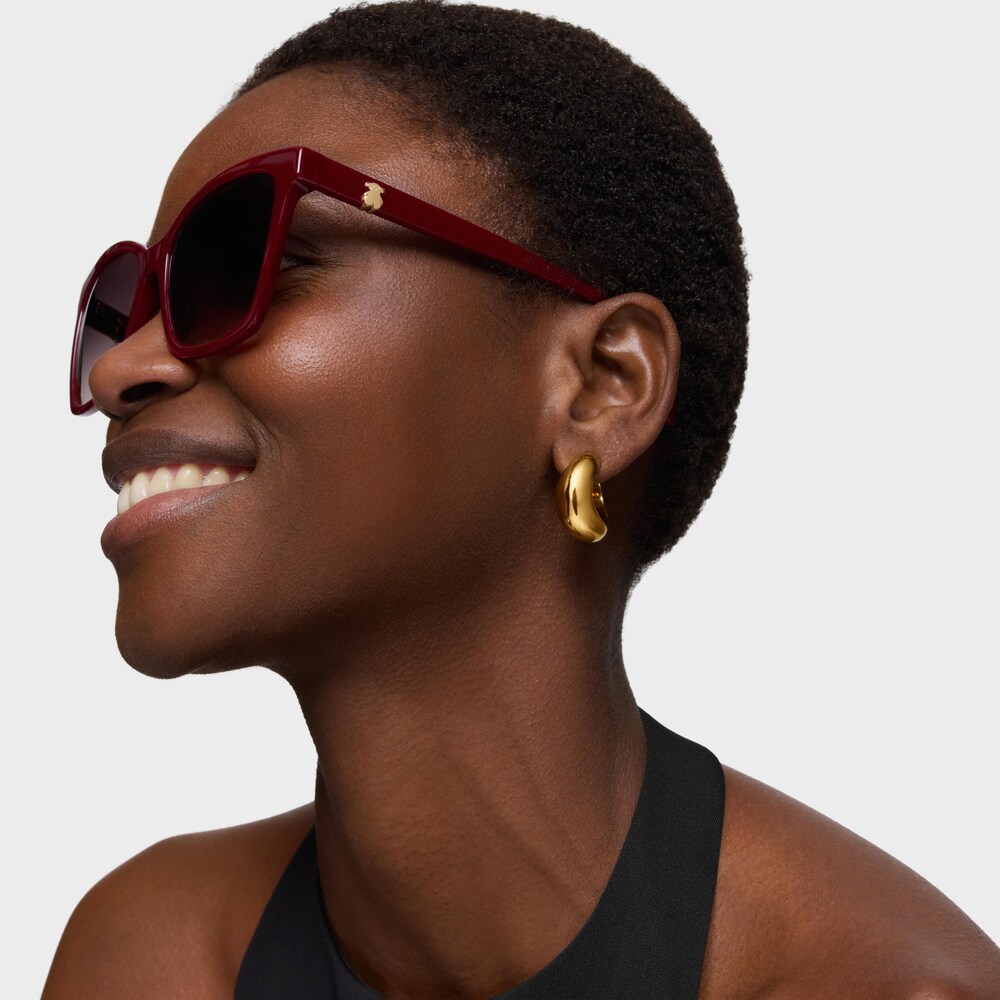 Ulleres de sol &oacute;s Square Bear burdeos