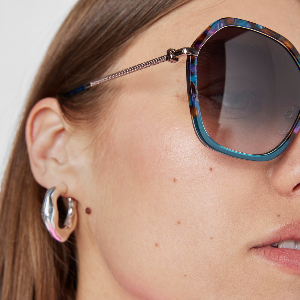 Green Sunglasses Vyana Metal image number 2