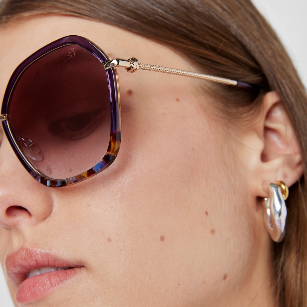 Lilac-colored Sunglasses Vyana Metal image number 2