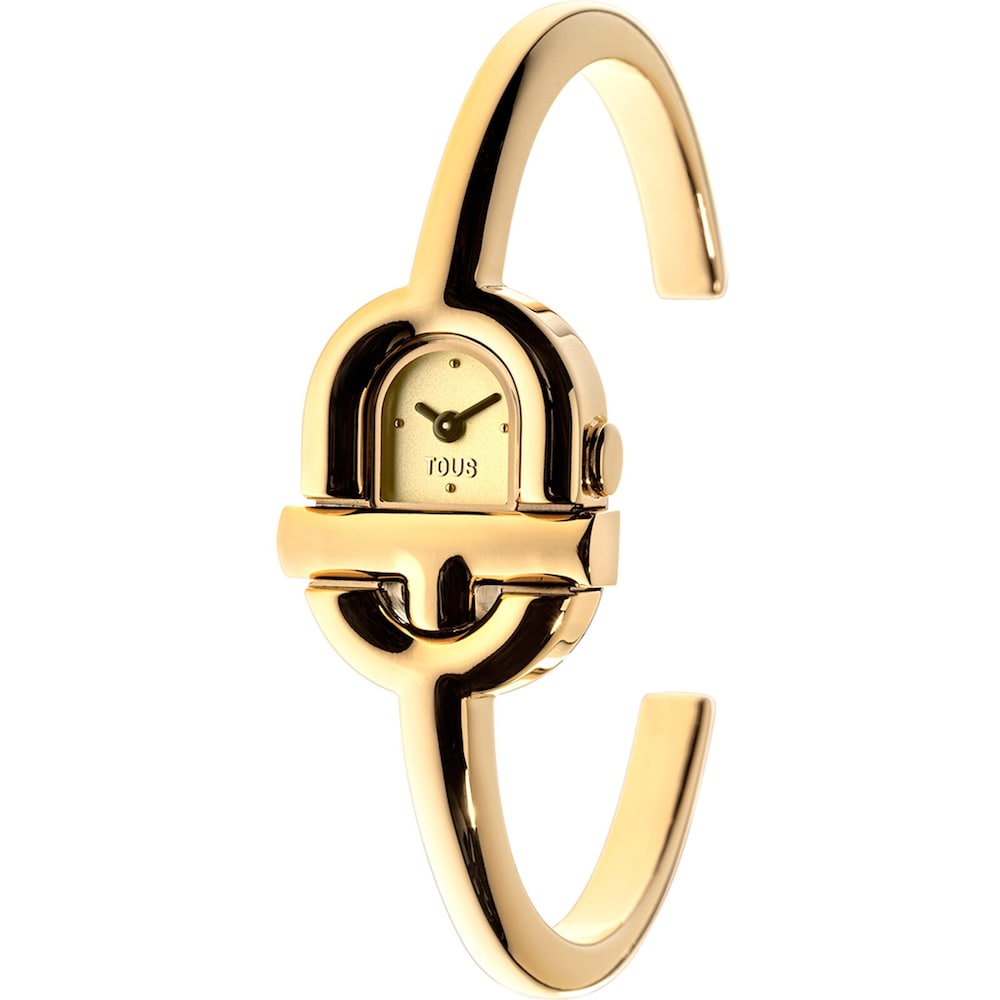 TOUS MANIFESTO analogue Watch with gold-colored IPG steel wristband