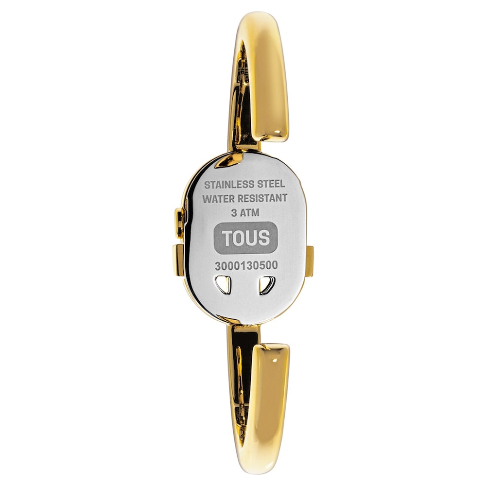 TOUS MANIFESTO analogue Watch with gold-colored IPG steel wristband