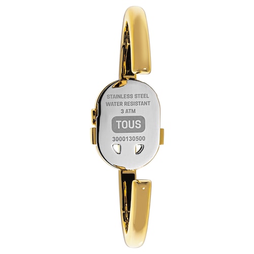 TOUS MANIFESTO analogue Watch with gold-colored IPG steel wristband