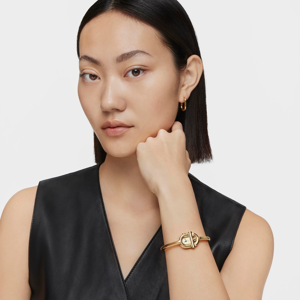 TOUS MANIFESTO analogue Watch with gold-colored IPG steel wristband