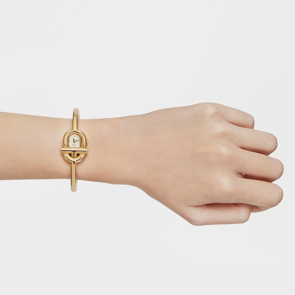 TOUS MANIFESTO analogue Watch with gold-colored IPG steel wristband