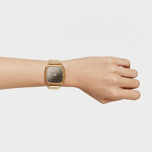 Analog Watch with gold-colored IPG steel bracelet TOUS D-Logo Mirror