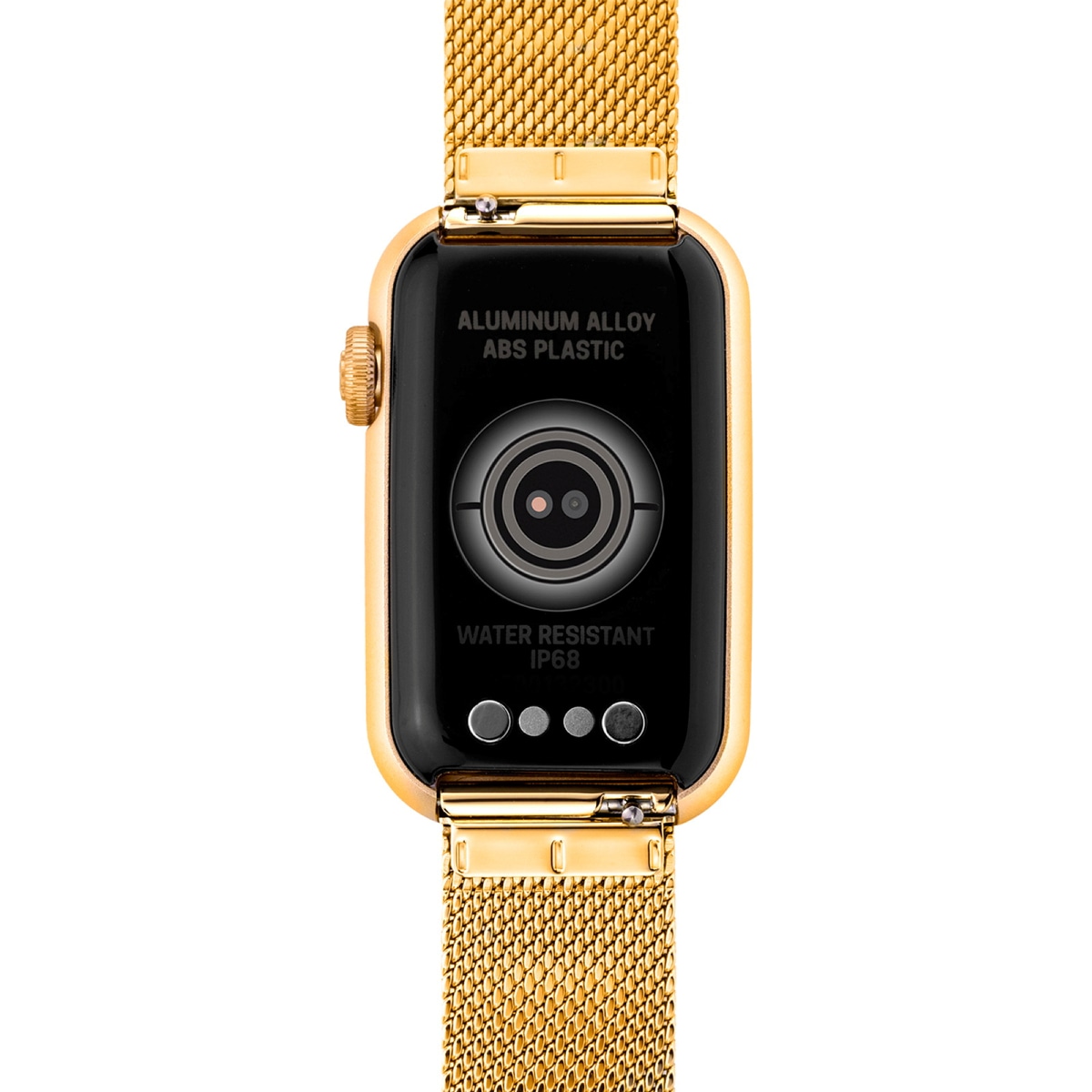 Smartwatch with gold-colored IPG steel bracelet and gold-colored IPG aluminum case TOUS T-Band Mesh