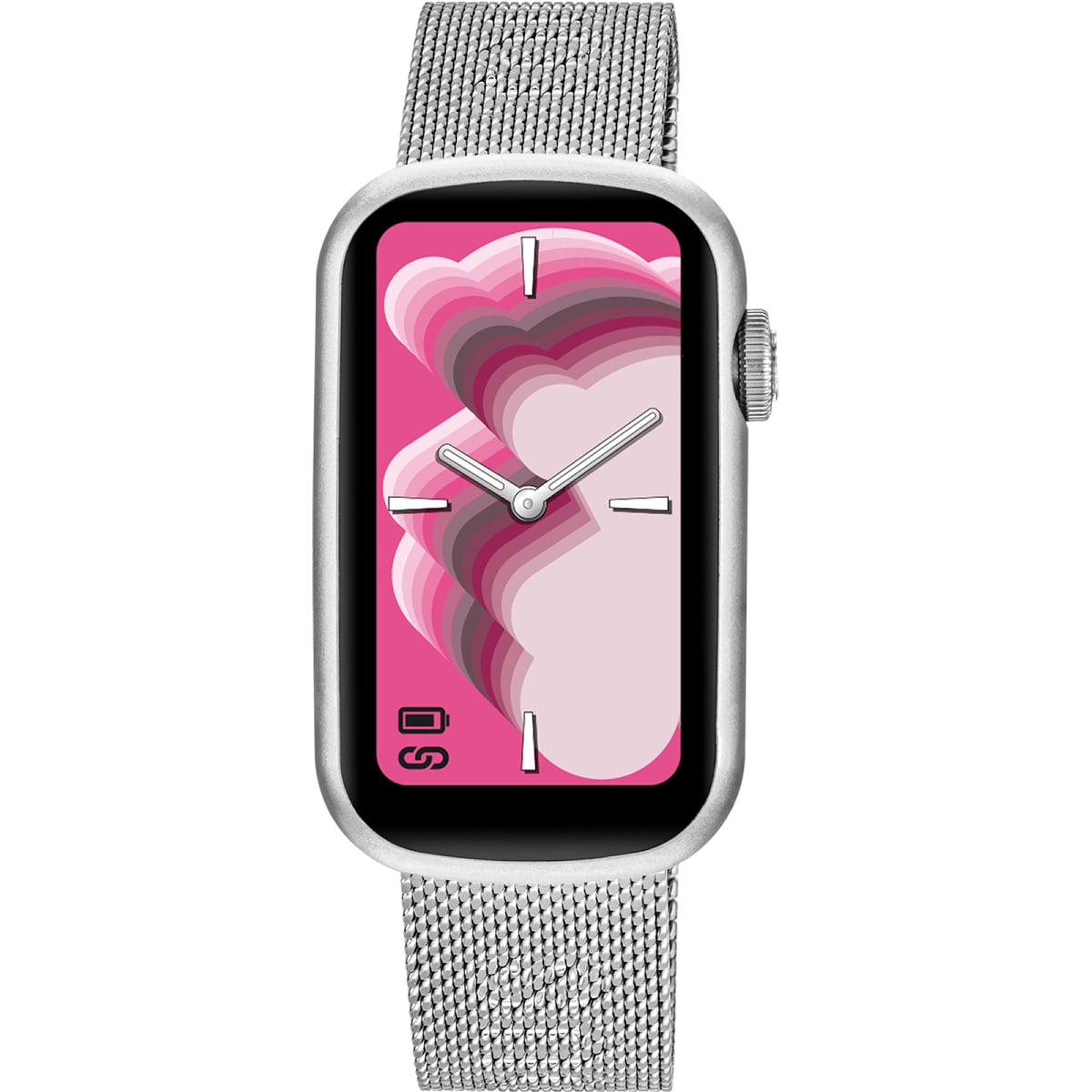 Smartwatch with steel bracelet and aluminum case TOUS TOUS T-Band Mesh
