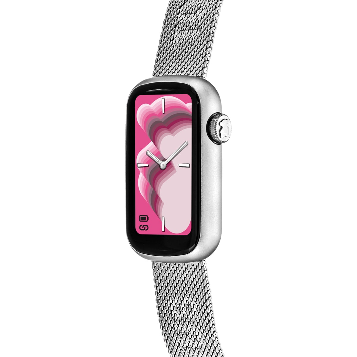 Smartwatch with steel bracelet and aluminum case TOUS TOUS T-Band Mesh