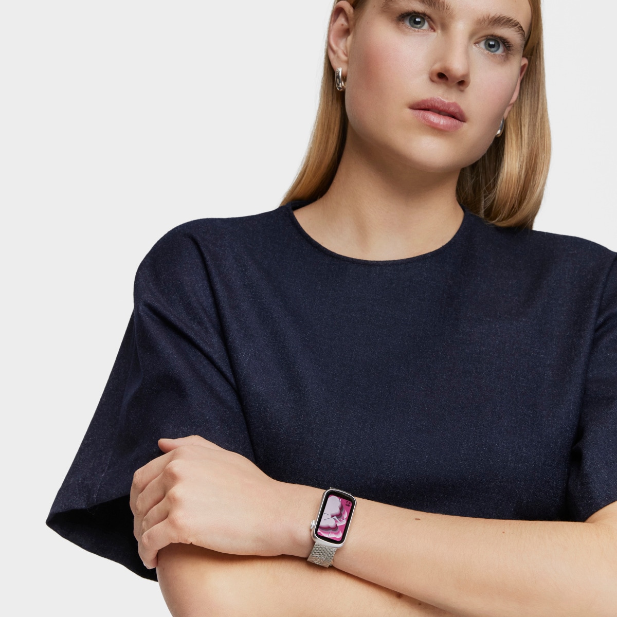 Smartwatch with steel bracelet and aluminum case TOUS TOUS T-Band Mesh