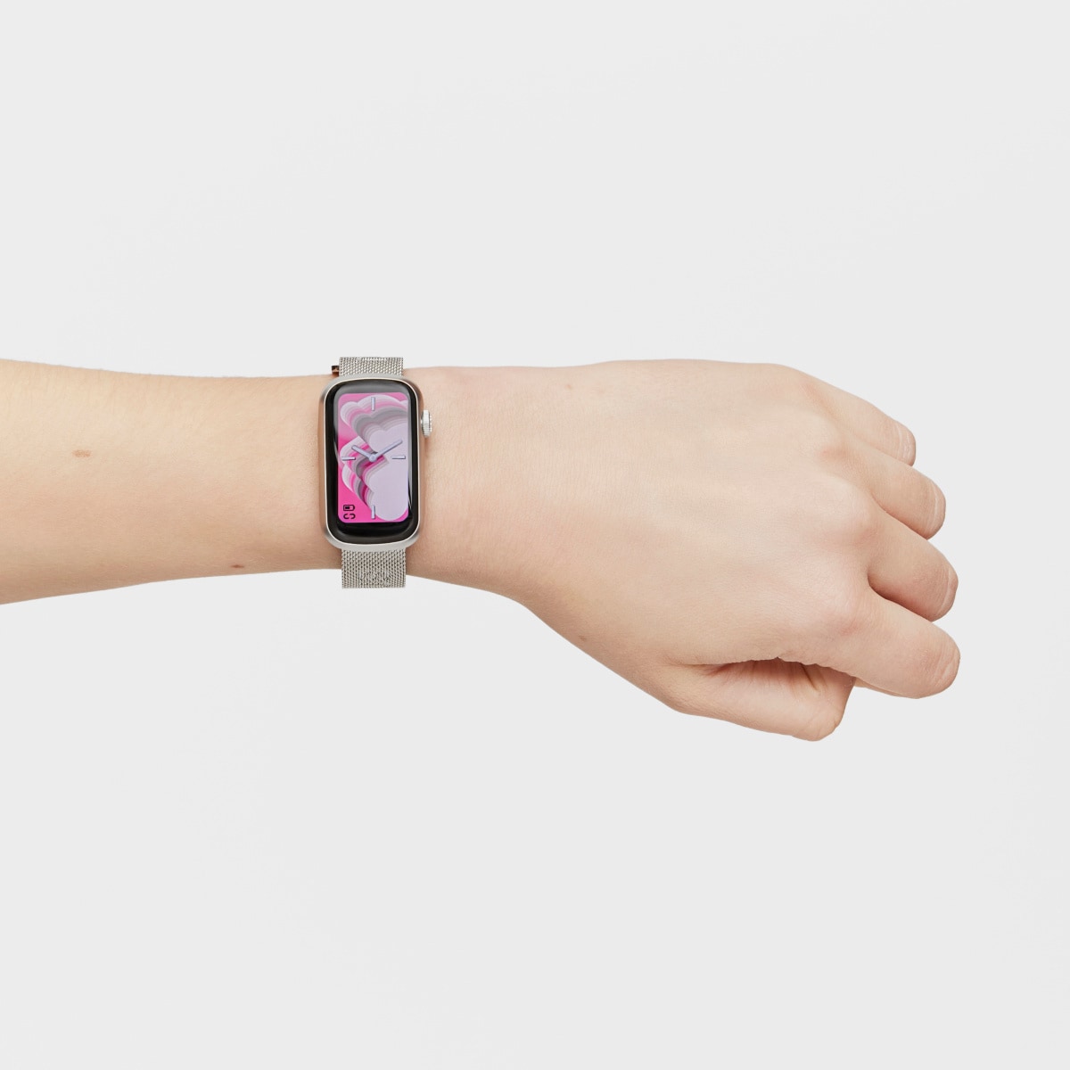 Smartwatch with steel bracelet and aluminum case TOUS TOUS T-Band Mesh