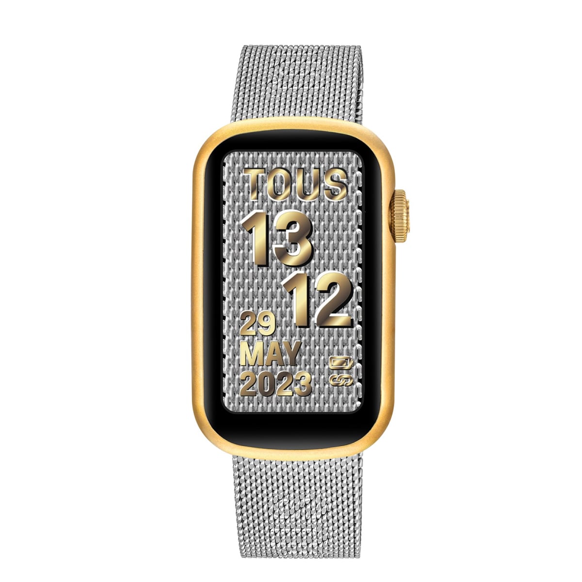 Tous - Reloj Smartwatch Con Brazalete De Acero Y Caja De Aluminio En Color Ipg Dorado Tous T-Band Mesh - Único