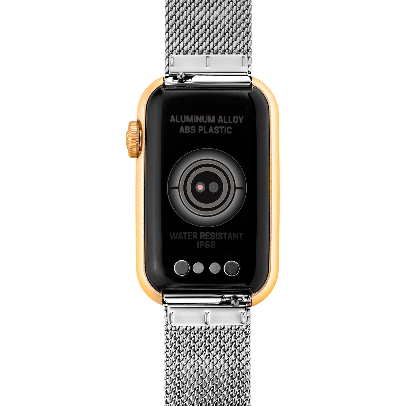 Reloj smartwatch con brazalete de acero y caja de aluminio en color IPG dorado TOUS T-Band Mesh